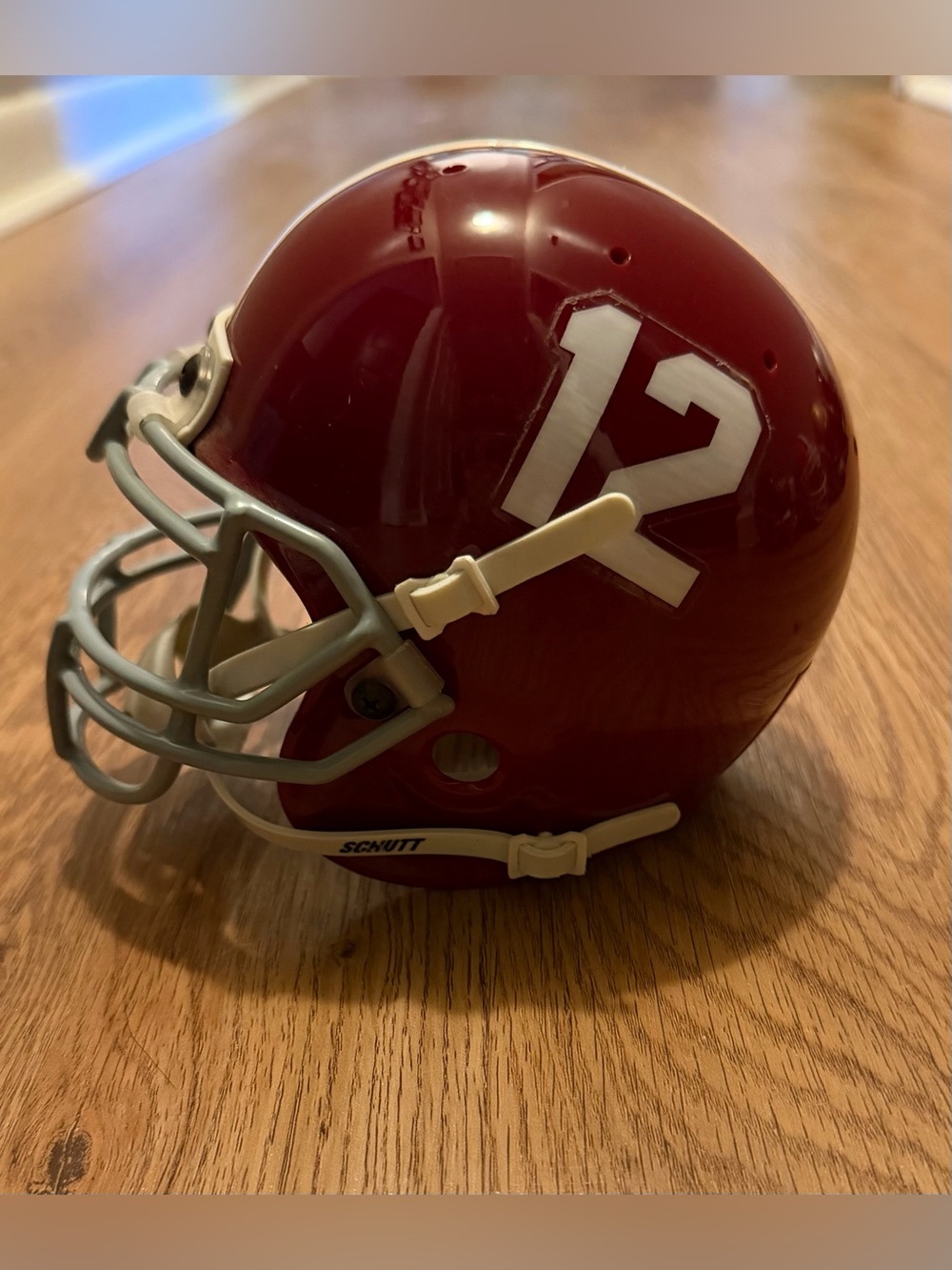 Shutt Alabama “Roll Tide” mini football helmet #12